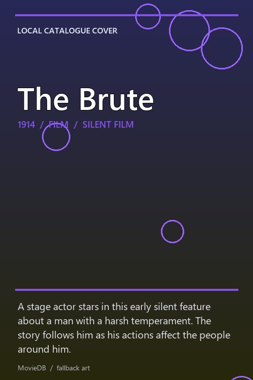 The Brute poster