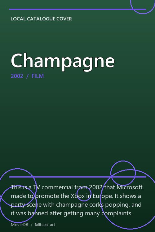Champagne poster