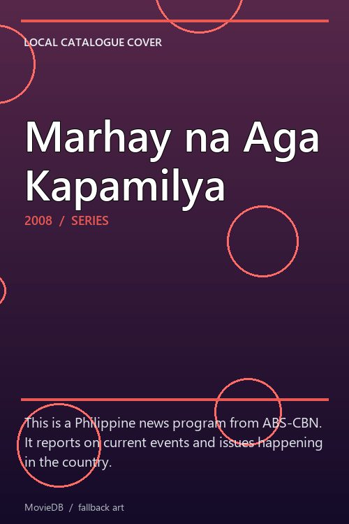 Marhay na Aga Kapamilya poster