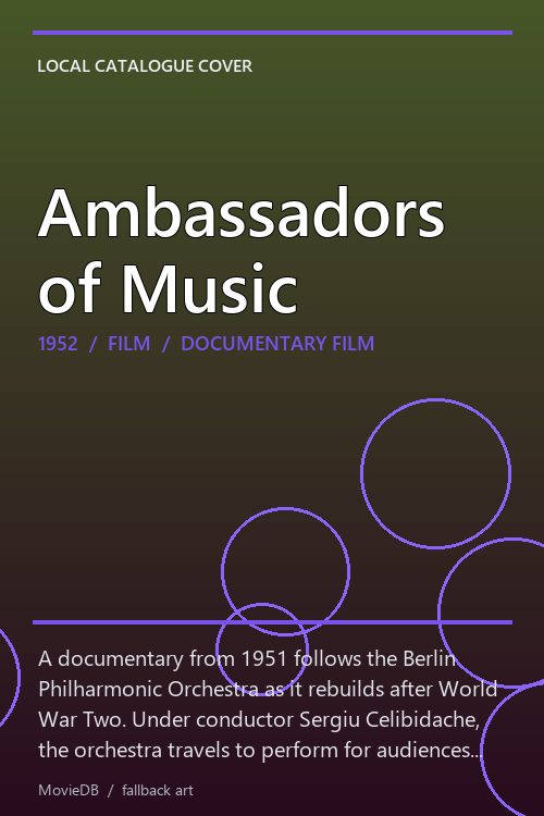 Ambassadors of Music poster