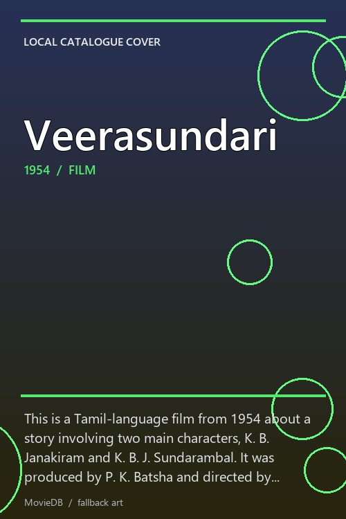 Veerasundari poster