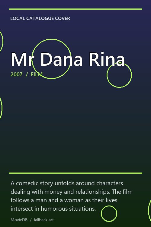 Mr Dana Rina poster