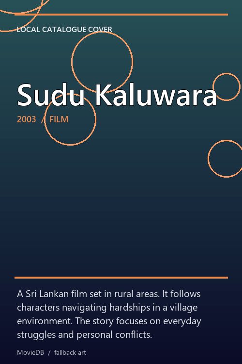 Sudu Kaluwara poster