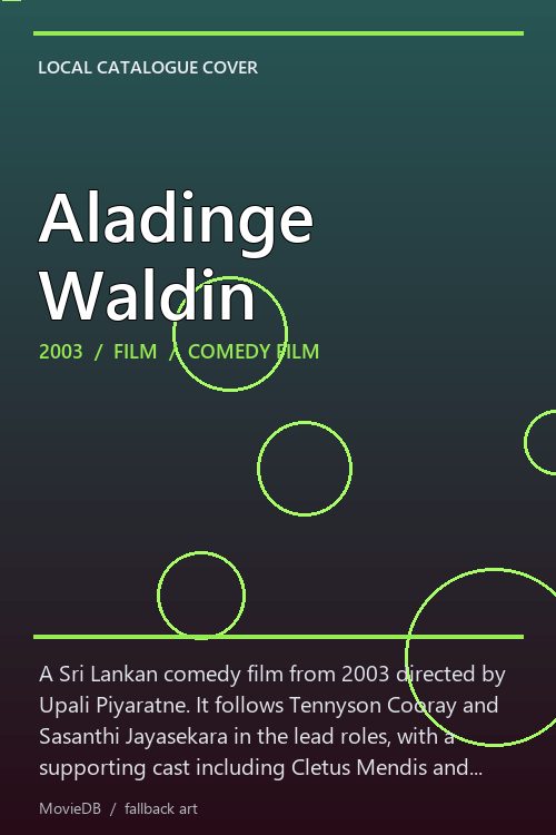 Aladinge Waldin poster