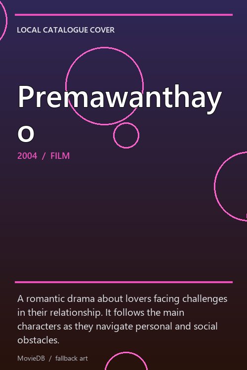 Premawanthayo poster