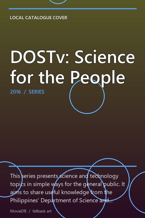 DOSTv: Science for the People poster