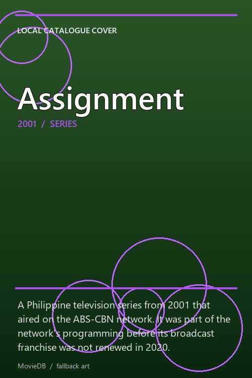 Assignment poster