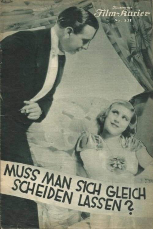 Must We Get Divorced? poster