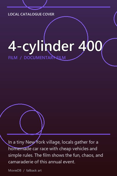 4-cylinder 400 poster