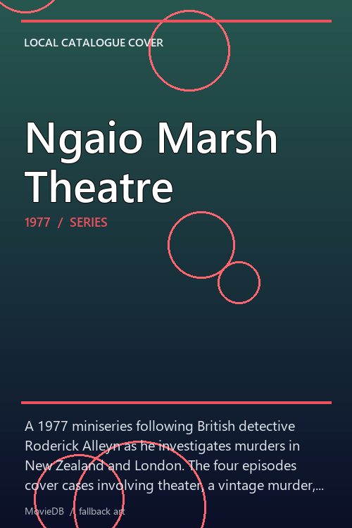 Ngaio Marsh Theatre poster