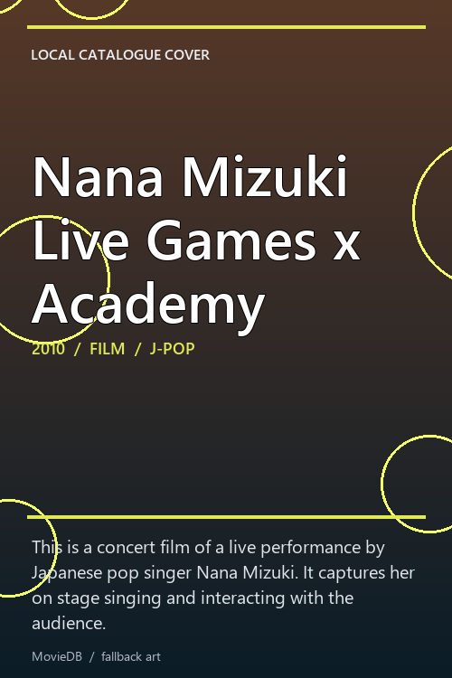 Nana Mizuki Live Games x Academy poster