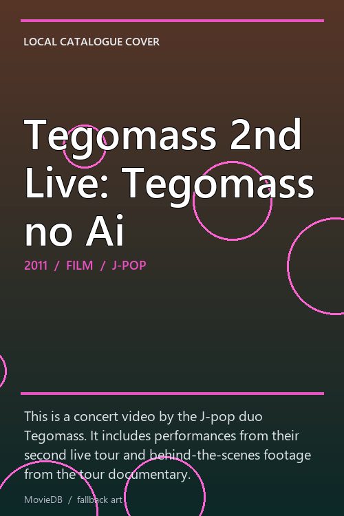 Tegomass 2nd Live: Tegomass no Ai poster