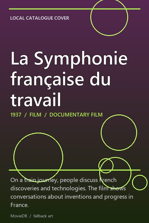 La Symphonie française du travail poster