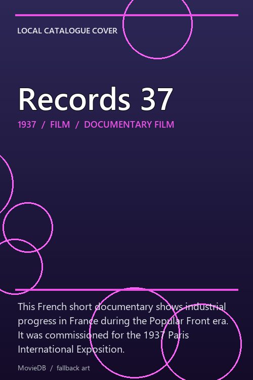 Records 37 poster