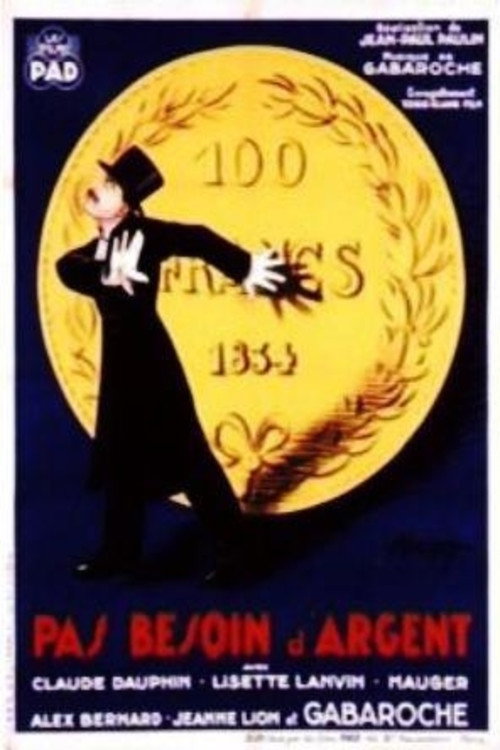 Pas besoin d'argent poster