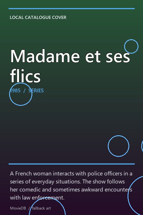 Madame et ses flics poster