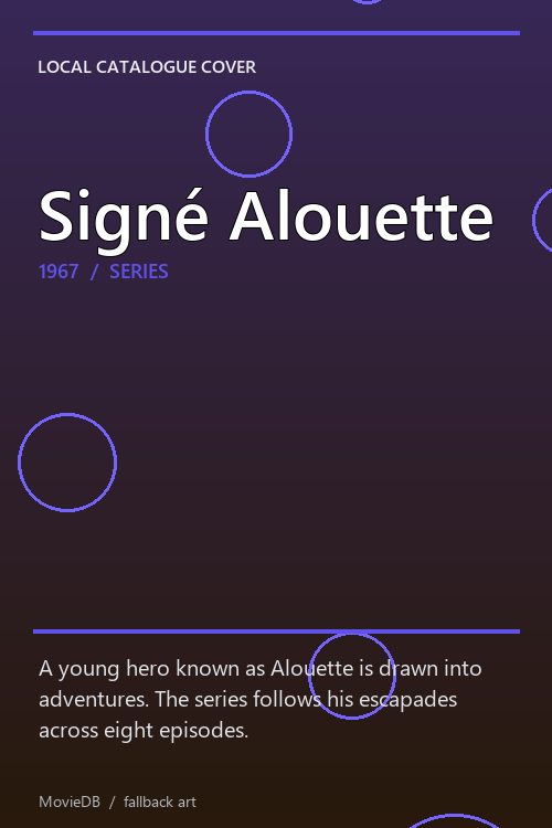Signé Alouette poster