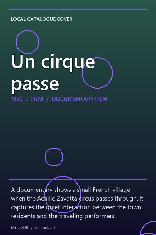 Un cirque passe poster