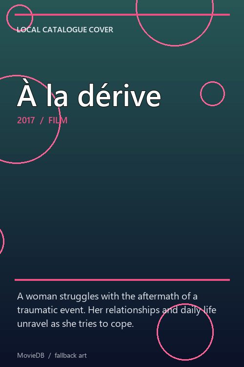 À la dérive poster
