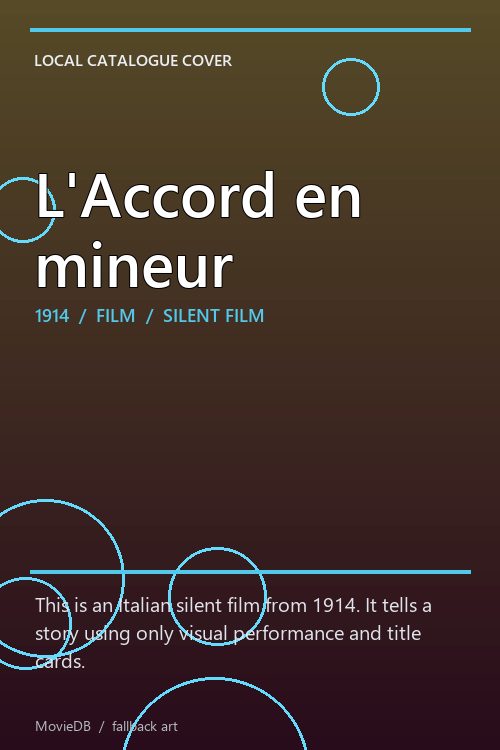 L'Accord en mineur poster