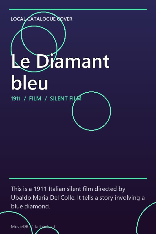 Le Diamant bleu poster