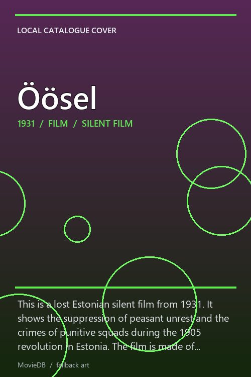 Öösel poster