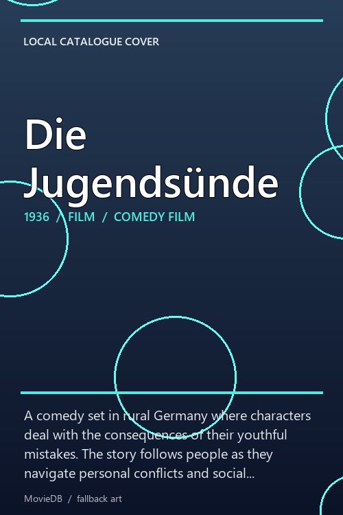 Die Jugendsünde poster