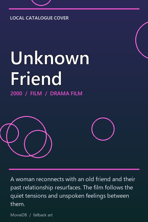 Unknown Friend poster