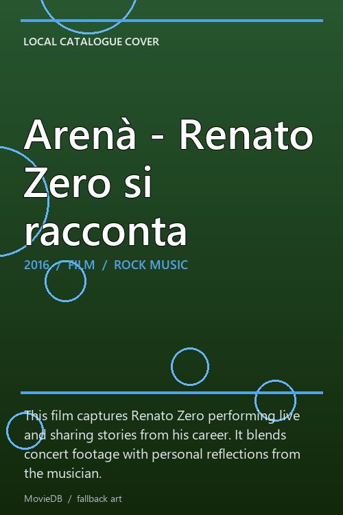 Arenà - Renato Zero si racconta poster