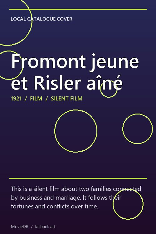 Fromont jeune et Risler aîné poster
