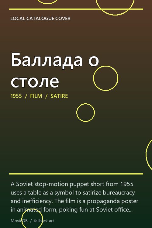 Баллада о столе poster