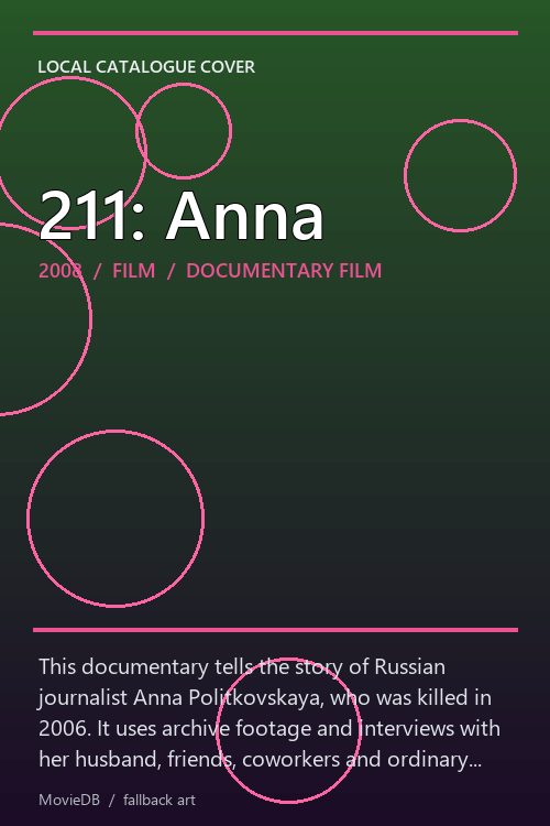 211: Anna poster