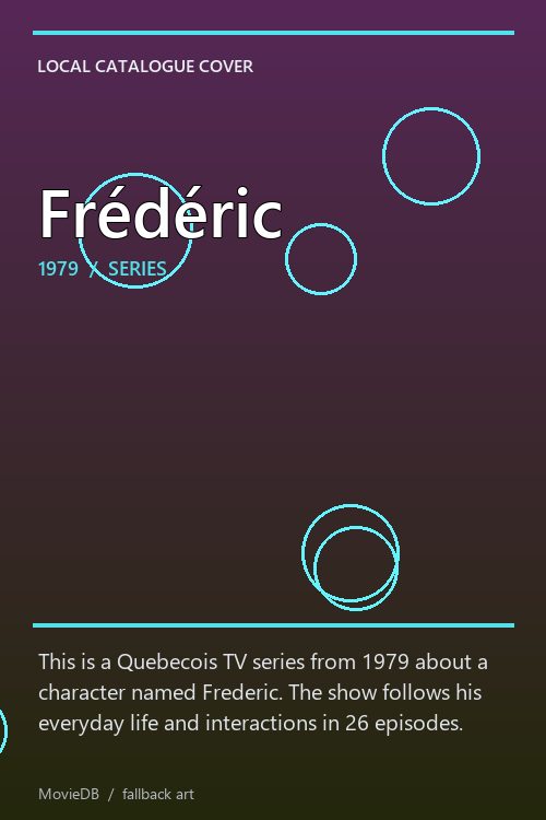 Frédéric poster