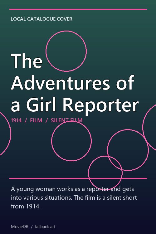 The Adventures of a Girl Reporter poster