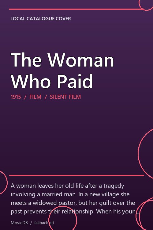 The Woman Who Paid poster