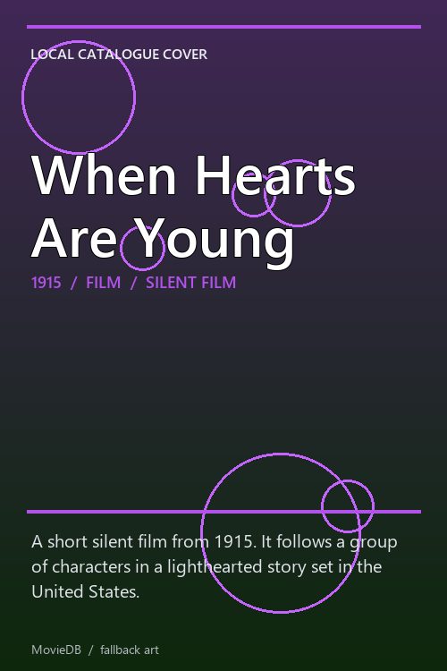 When Hearts Are Young poster