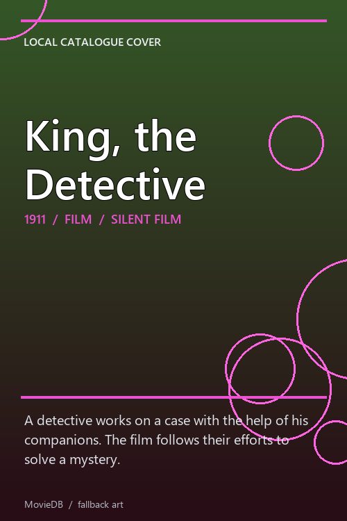 King, the Detective poster