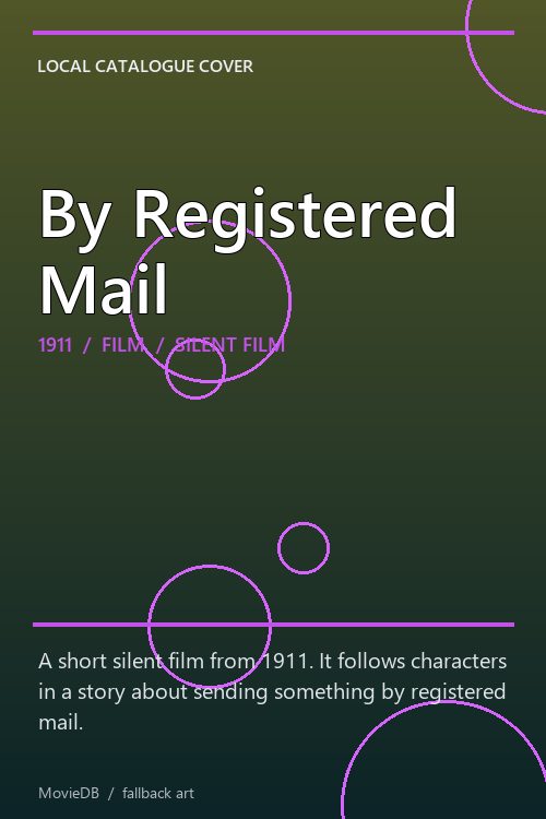 By Registered Mail poster