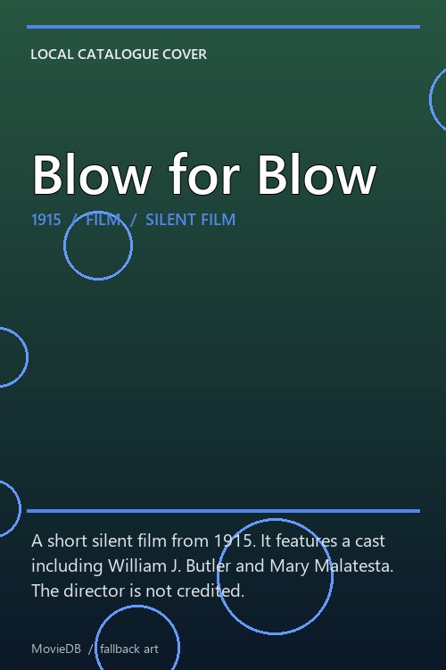 Blow for Blow poster