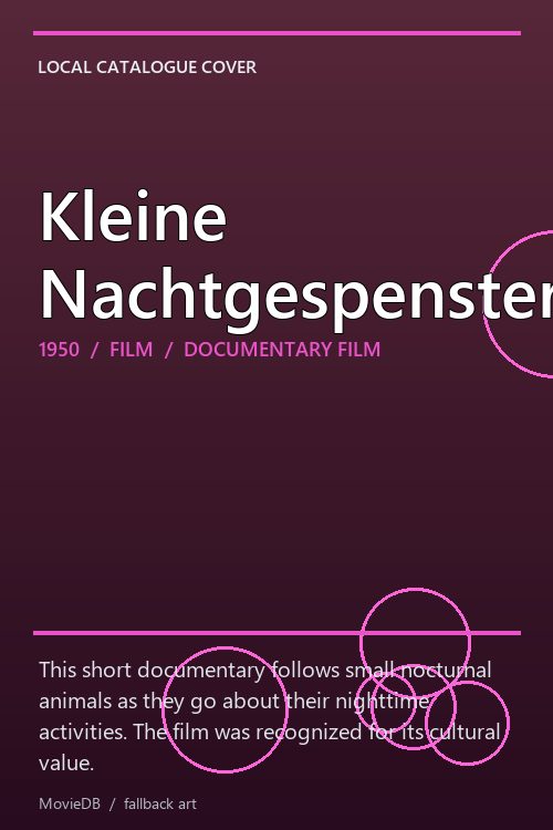 Kleine Nachtgespenster poster