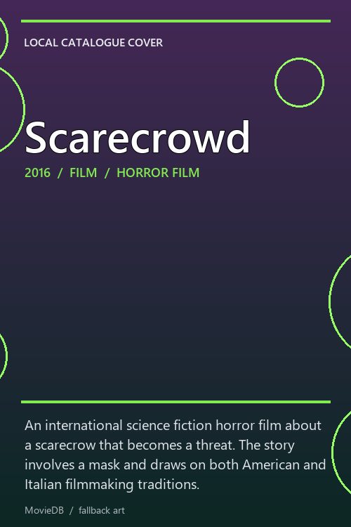 Scarecrowd poster