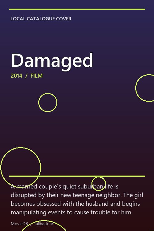 Damaged poster