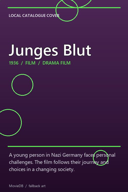 Junges Blut poster