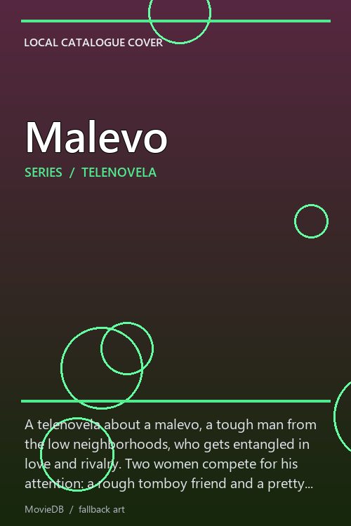 Malevo poster