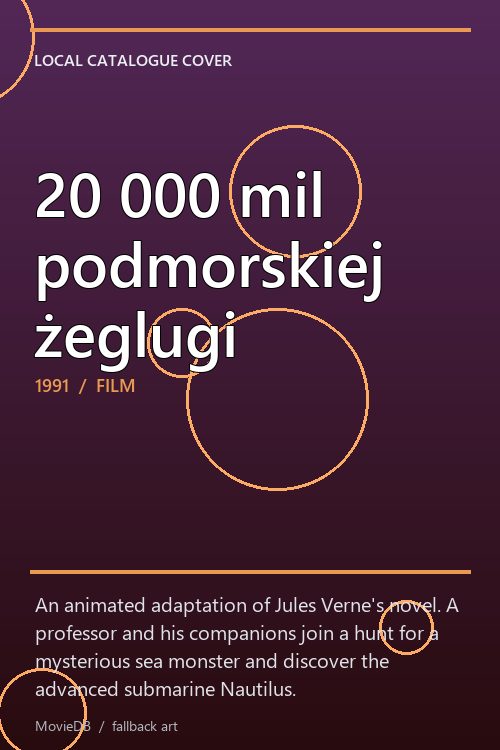 20 000 mil podmorskiej żeglugi poster