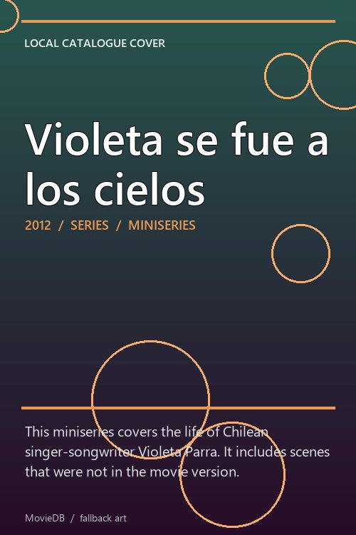 Violeta se fue a los cielos poster
