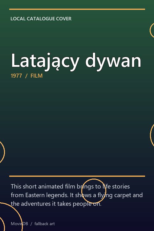 Latający dywan poster