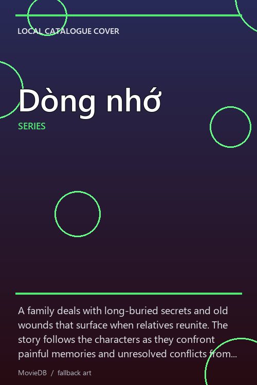 Dòng nhớ poster