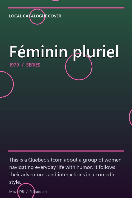 Féminin pluriel poster