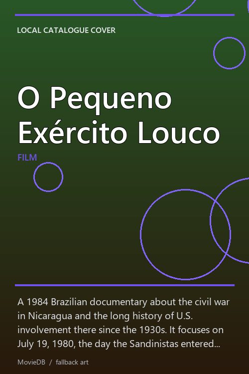 O Pequeno Exército Louco poster